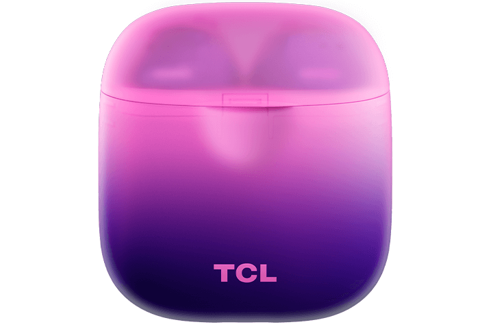 TCL Sunrise Purple True Wireless In-ear Bluetooth Headphones - Case Front