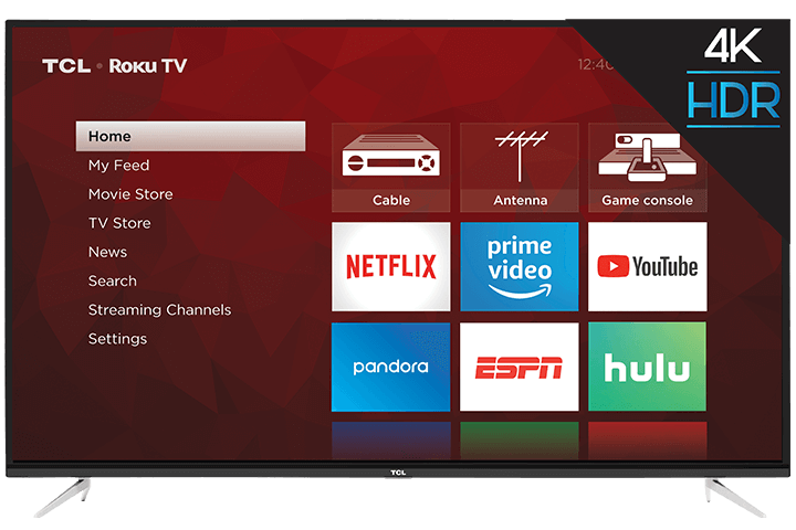 TCL 55" Class 4-Series 4K UHD HDR Roku Smart TV - 55S423