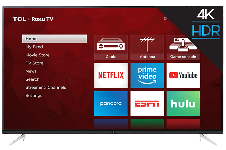 TCL 65" Class 4-Series 4K UHD HDR Roku Smart TV - 65S423