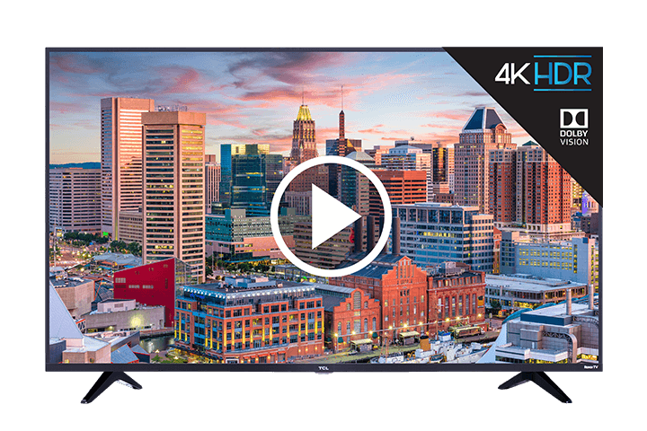 TCL 49" Class 5-Series 4K UHD Dolby Vision HDR Roku Smart TV - video