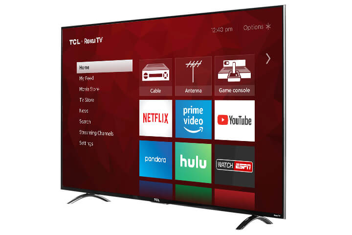 TCL 55" Class P6-Series 4K UHD Dolby Vision HDR Roku Smart TV - 55P605