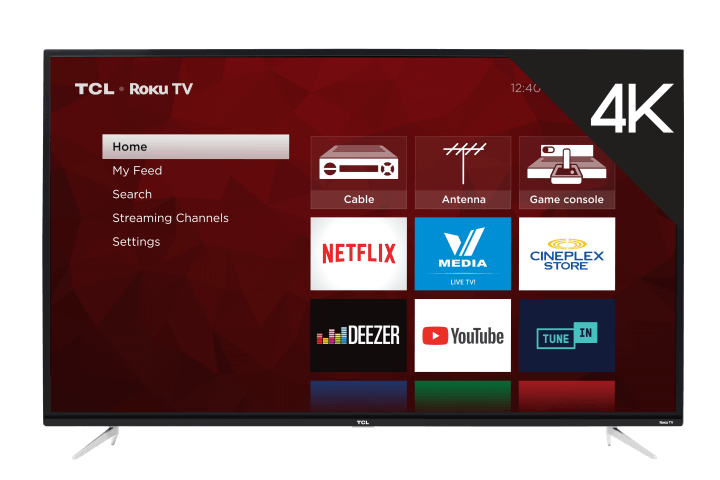 TCL 55" Class 4-Series 4K UHD HDR Roku Smart TV - 55S423